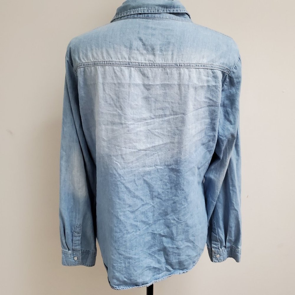 Denim Button Down - Picture 2 of 6